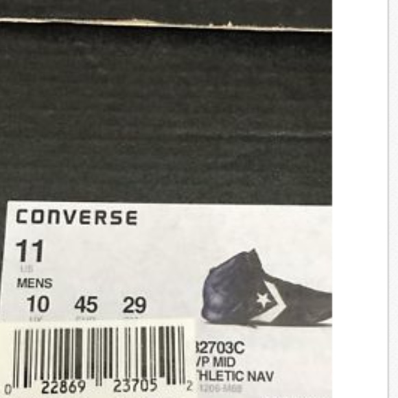 Converse MVP Mid Flywire Navy Black Shoes - Picture 8 of 8